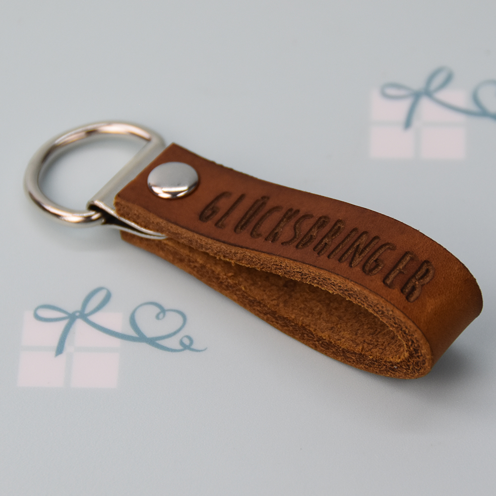 Schlusselanhanger Leder Mit Gravur Mit Wunschtext Name